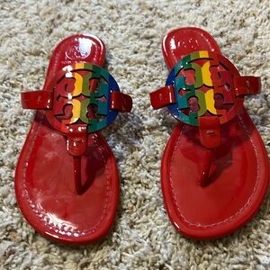 Tory Burch Miller Rainbow Sandals size 6.5